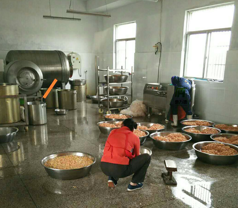 滚揉机用户现场