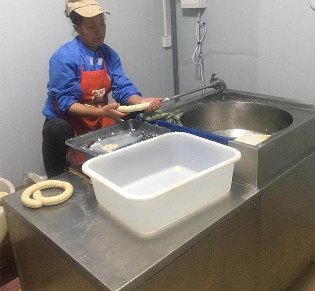 液压灌肠机用户使用现场